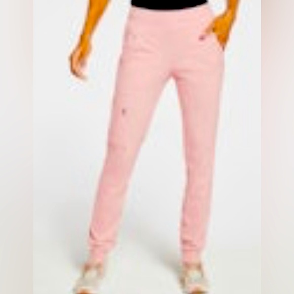 Jaanuu - 🌸 Blushing Pink Jogger Scrubs - Picture 2 of 7